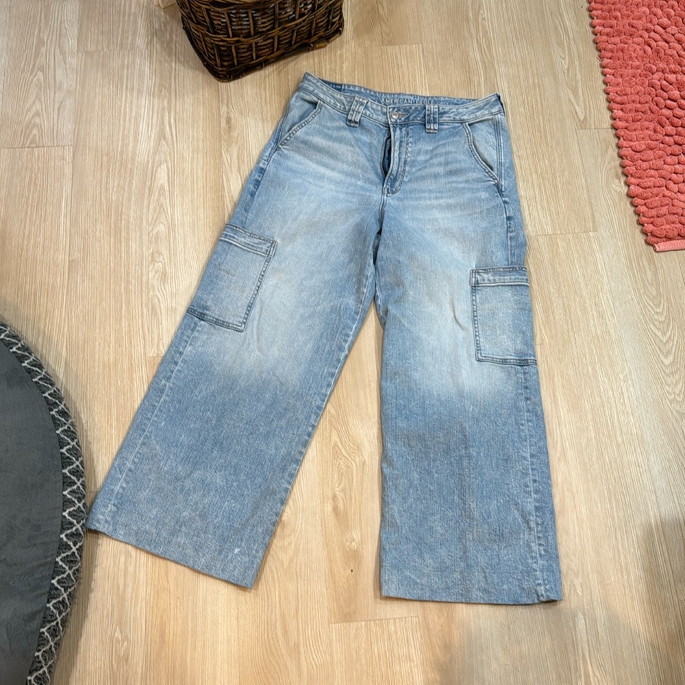 American Eagle Stretch Cargo jeans size 12